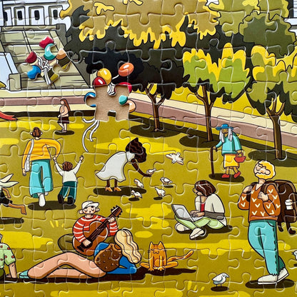 500 Piece Jigsaw Puzzle - United States Capitol - Washington, D.C. – 15.8 x 19.7 inches – Premium Quality Printed Cardboard – Numbered Pieces – Suitable for Ages 14+