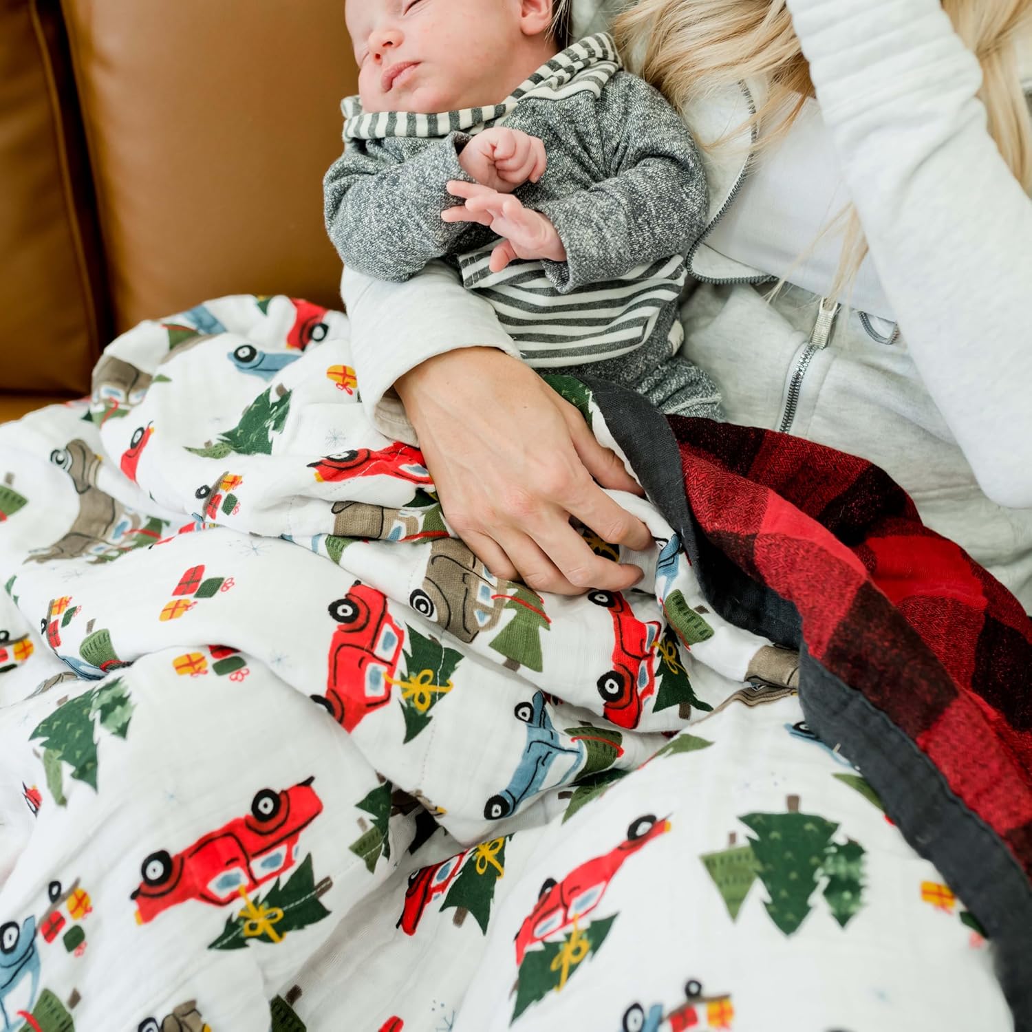 Little Unicorn Premium Quilted Throw | Super Soft, Multi-Layered Muslin XL Blanket| Great for Kids