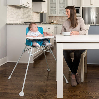 Regalo My High Chair Portable Travel Fold & Go Highchair, Indoor and Outdoor, Bonus Kit, Includes