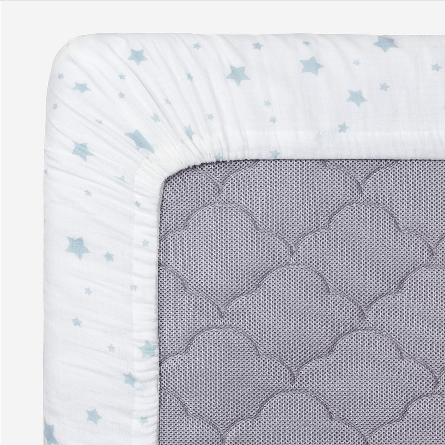 Newton Baby Mini Crib Fitted Sheets (2-Pack) | Organic Muslin Cotton, Breathable & Soft Baby