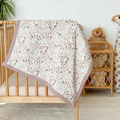 Personalized Baby Blanket with Name – Handmade 100% Organic Cotton Newborn Gift | Custom Knit