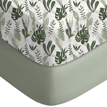 Yoofoss Pack and Play Sheets Fitted, Mini Crib Sheets 2-Pack for Pack N Play Mattress, Stretchy