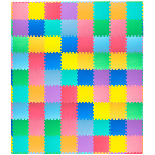 ProSource Baby Play Mat, Soft Foam Floor Tiles for Kids, Interlocking EVA Panels for Playpen Use