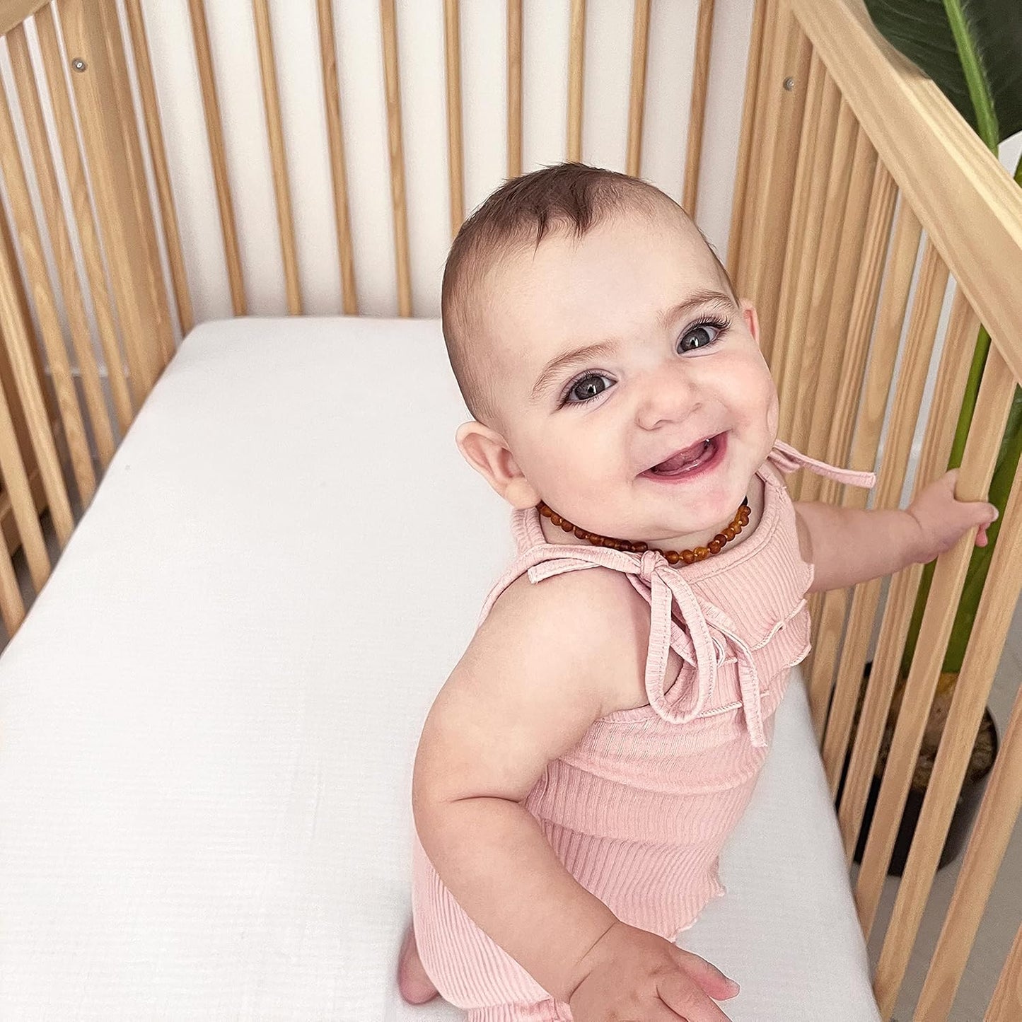 Newton Baby Organic Fitted Mini Crib Sheet (2-Pack) - Ultra-Breathable and Soft, 100% Organic