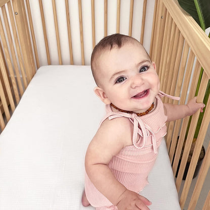 Newton Baby Organic Fitted Mini Crib Sheet (2-Pack) - Ultra-Breathable and Soft, 100% Organic