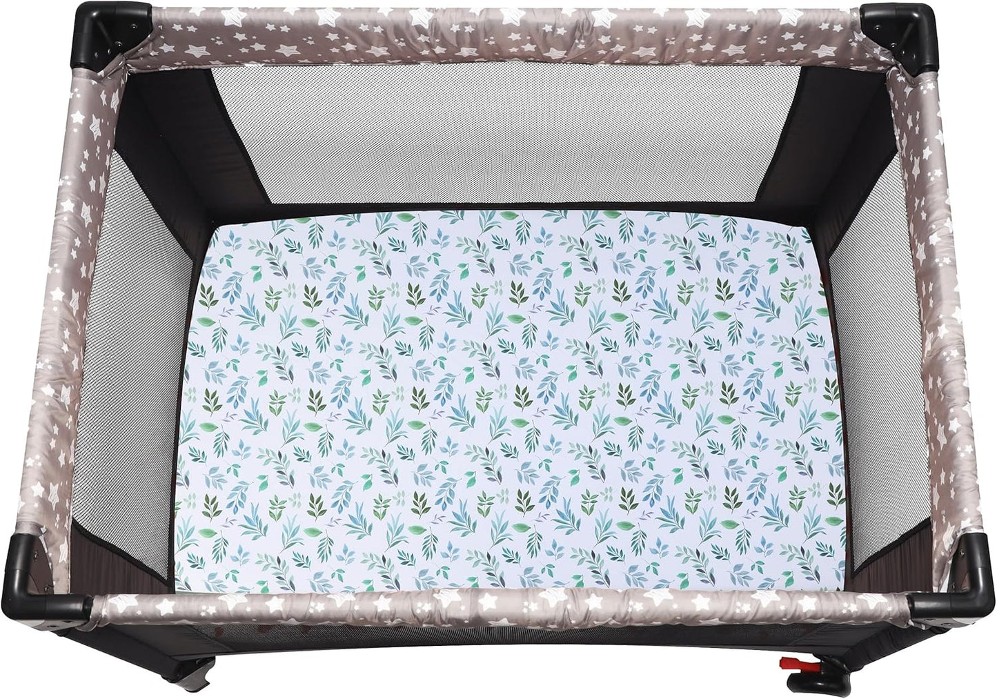 Pack and Play Sheets Fitted, 2 Pack Pack n Play Sheets for Graco Pack n Play Mattress, Unisex