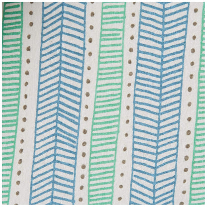 HonestBaby Organic Cotton Changing Pad Cover, Dots & Dashes, One Size