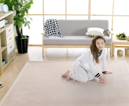 V-Mix Children's Play Mat - Handmade Weaving Plush Foam Rug for Baby, Toddler & Children's Play Blanket, Yoga & Exercise Mat - Cushy, Soft & Thick Hypoallergenic, Non-Toxic, Reversible