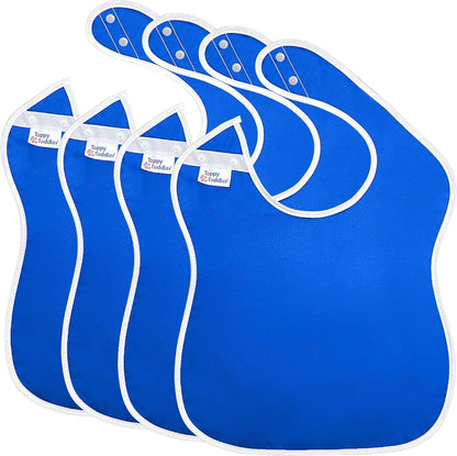 Large Waterproof Bibs Primary Collection - 4pk, 12pk, 48pk