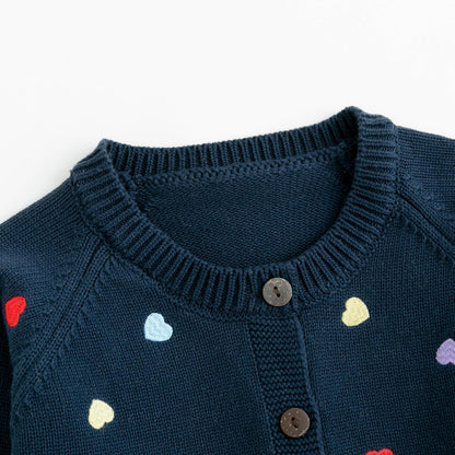 Simplee kids Baby Sweater Animal Leopard Printed Baby Cardigan for Autumn Fall…