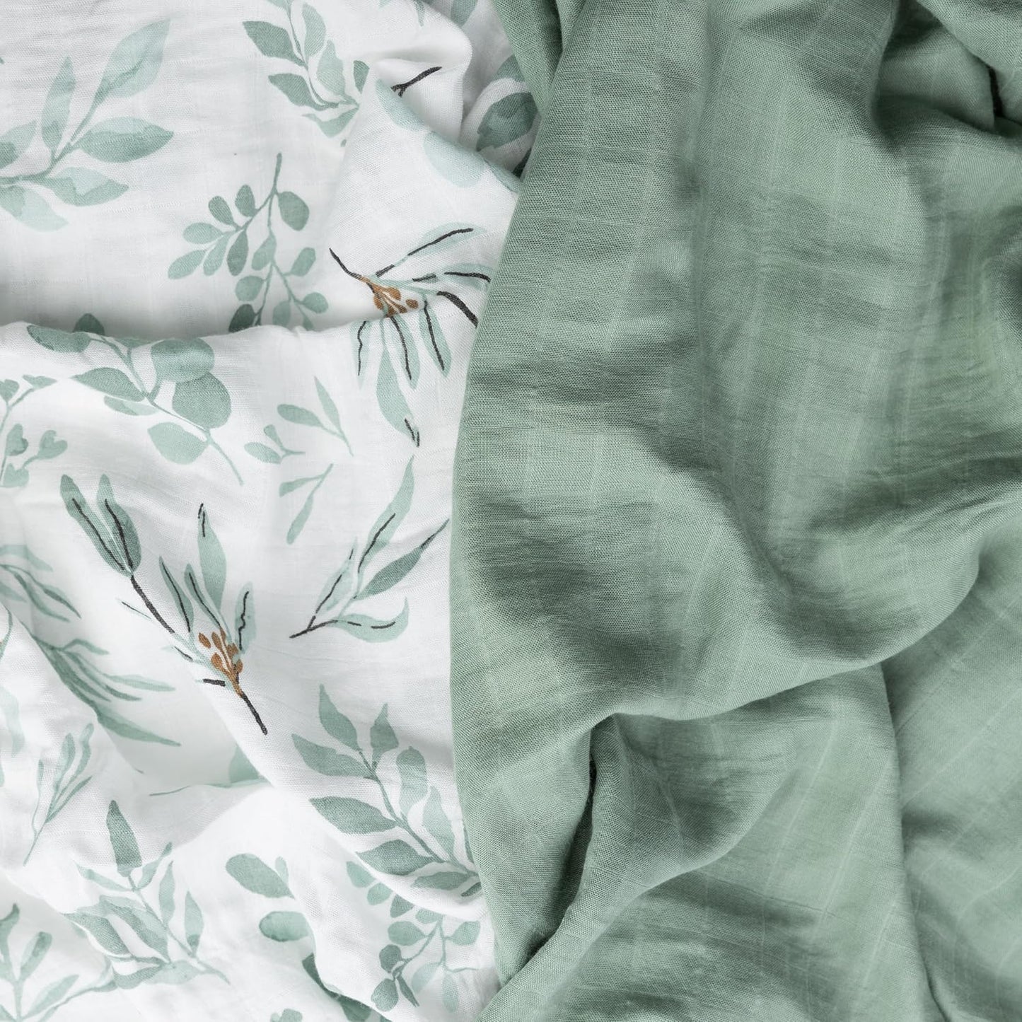 Organic Muslin Fitted Crib Sheet - Organic Crib Sheet for Standard Crib and Toddler Mattresses