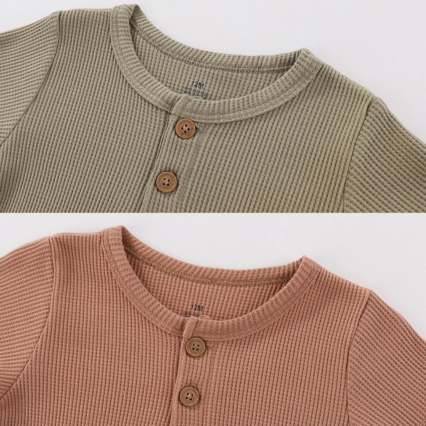 Baby Bodysuits Solid Romper One-Piece Newborn Clothes 2 Pack Baby Shower Gifts