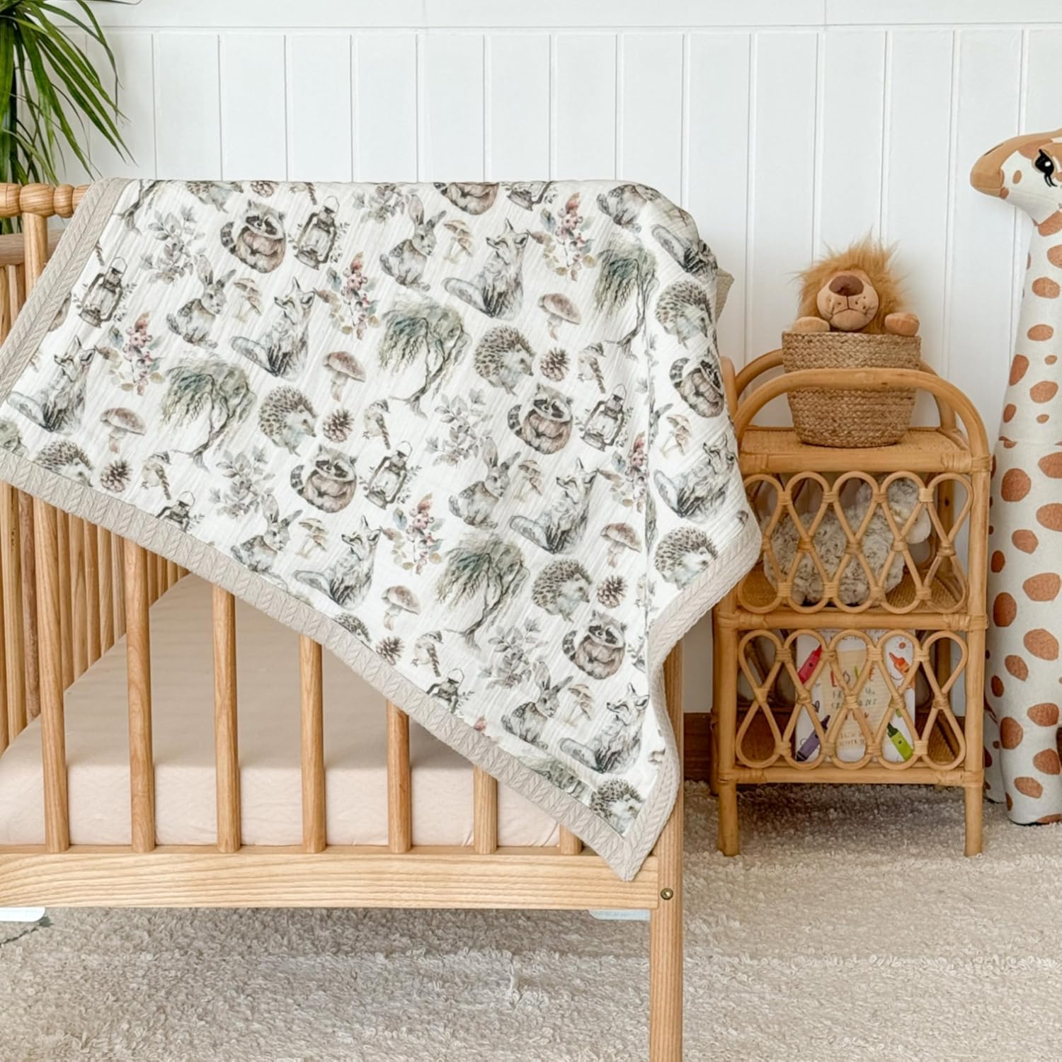 Personalized Baby Blanket with Name – Handmade 100% Organic Cotton Newborn Gift | Custom Knit