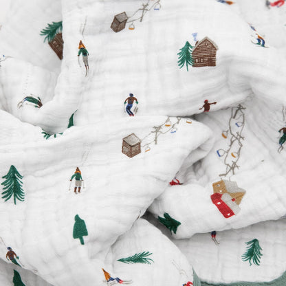 Little Unicorn Original Premium Cotton Quilt | Multi-Layered & Extra-Soft Muslin Fabric |for Babies