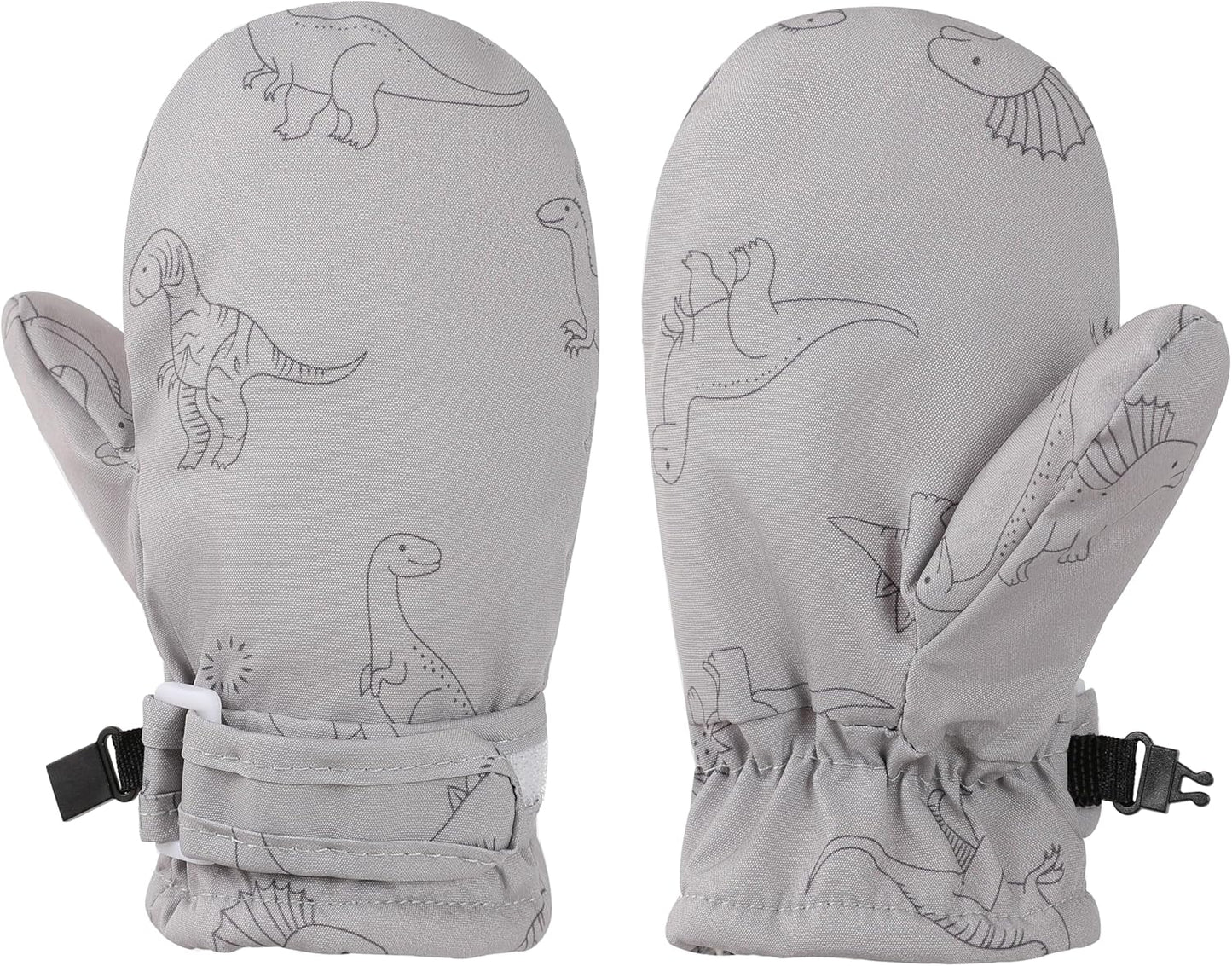 Toddler Gloves Kids Mittens Winter Warm Lined Fleece Gloves Waterproof Snow Baby Mitten for Boys Girls