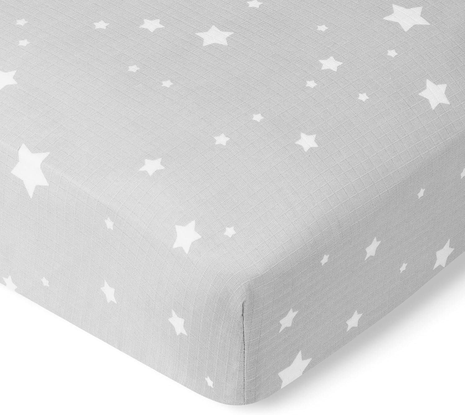 Newton Baby Fitted Mini Crib Sheets (2-Pack) | Organic Muslin Cotton, Breathable & Soft Baby