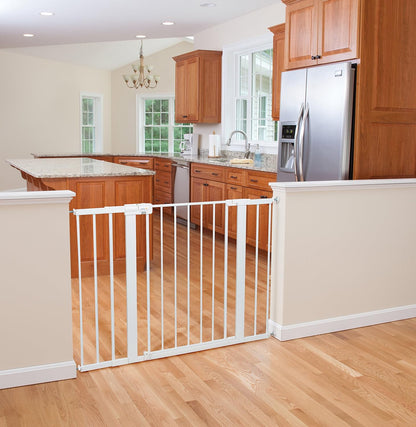 Safety 1st Extra Wide Baby Gate with Door: Premium Child Safety, Extra Tall Gate for Doorways, Dog Gates, Easy Installation, 36" Tall & Wide, Fits 29"-47"