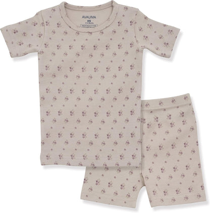 AVAUMA Baby Boys Girls Pajama Set 6M-7T Kids Cute Toddler Snug fit Pattern Design Pjs Cotton Sleepwear
