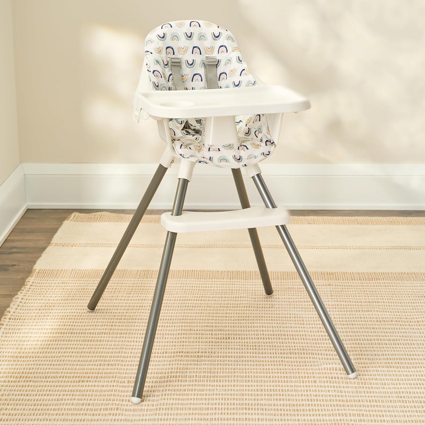 Regalo High Chair with Jelly Bean Seat Pad for Babies and Toddlers, Award Winning Brand, Removable
