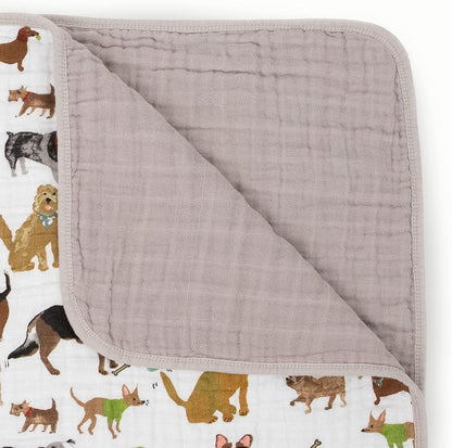 Little Unicorn Original Premium Cotton Quilt | Multi-Layered & Extra-Soft Muslin Fabric |for Babies