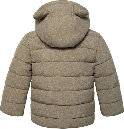 Rokka&Rolla Baby Boys' Water-Resistant Fleece Lined Puffer Jacket Winter Coat for Newborn Infant Toddler