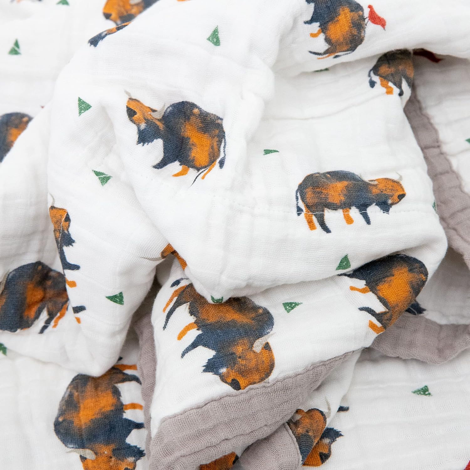 Little Unicorn Premium Quilted Throw | Super Soft, Multi-Layered Muslin XL Blanket| Great for Kids