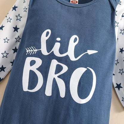 AMAWMW Newborn Baby Girl Little Sister Sleeper Gown Stripe Long Sleeve Nightgown Pajamas Gifts Stuff Essential Outfit