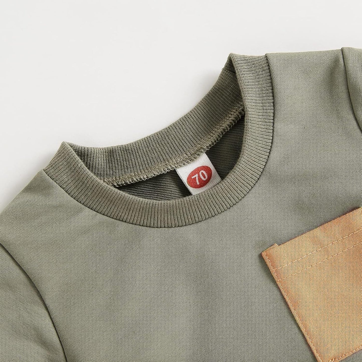 fhutpw Baby Toddler Boy Clothes Summer Outfits 6 12 18 24 Months Patchwork Short Sleeve T Shirt & Shorts Sets with Pockets