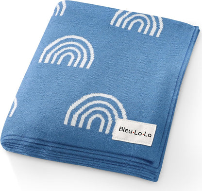 Baby Receiving Blanket Boys 100% Cotton Buttery Soft Cozy Receiving Swaddle Crib Stroller Blanket