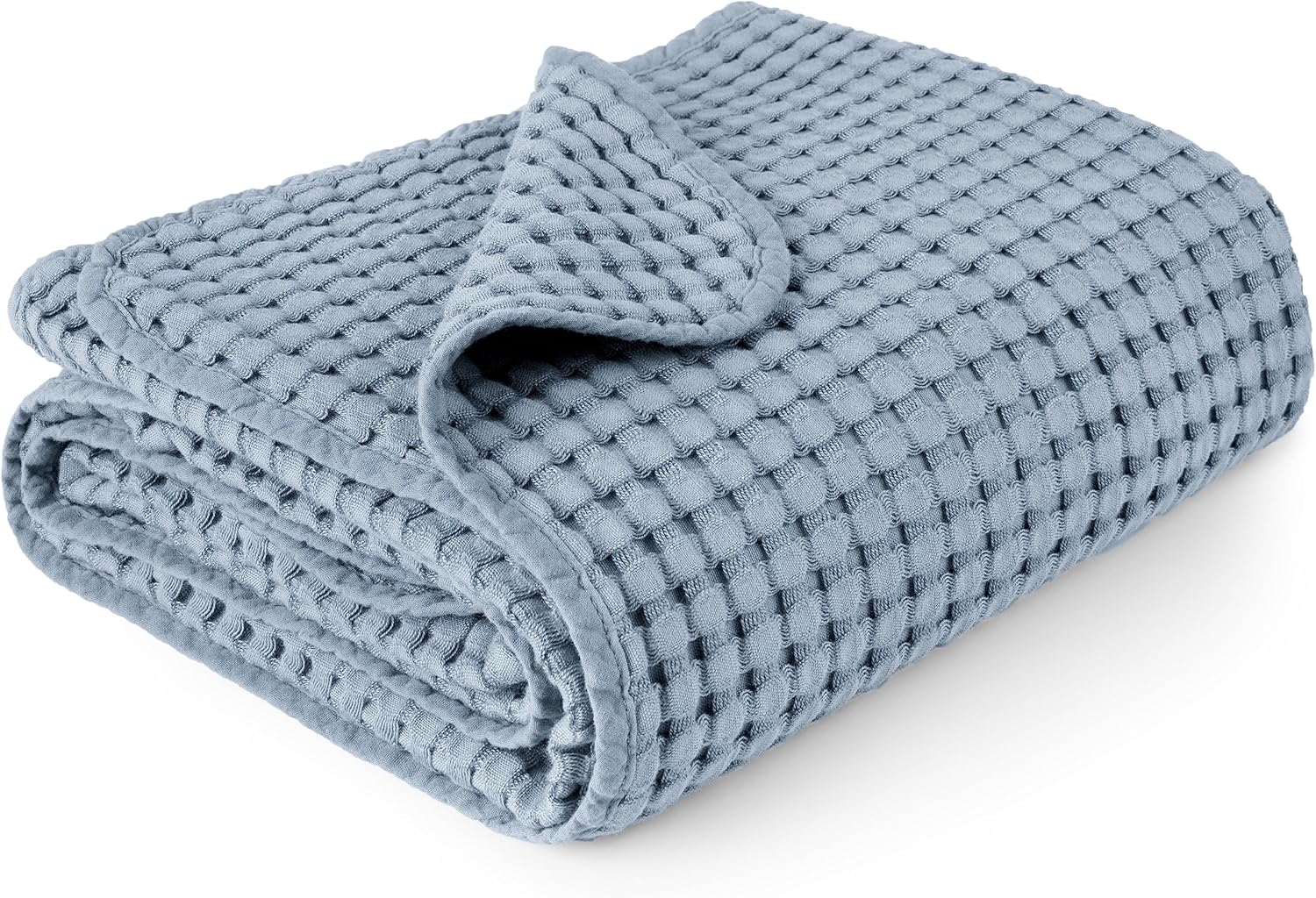 Konssy Waffle Baby Blanket - Soft & Cozy Nursery Swaddle Blanket, Lightweight Toddler Throw for