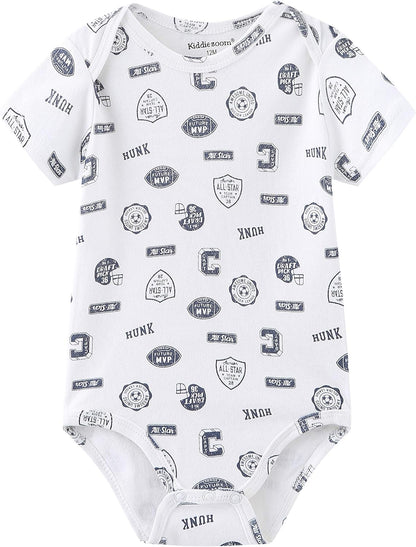 Baby Layette Set Baby Boys' 9-Piece Bodysuits Pants Set Toddler Girl Boy Unisex Baby Gift Sets