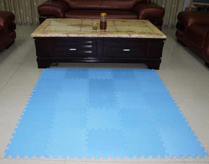 MQIAOHAM® 25 Pieces Puzzle Play Mats, Soft Baby Play Mat, Kids Interlocking Foam Floor Tiles, Toddlers Carpet Playmats G301025-107