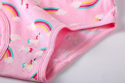 Family Feeling Little Girl Underwear Toddler Panties Big Kids Undies Soft 100% Cotton