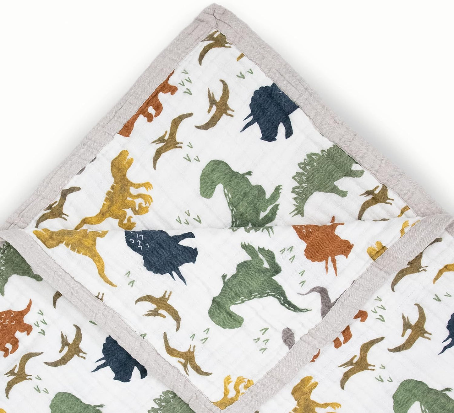 Little Unicorn Premium Quilted Throw | Super Soft, Multi-Layered Muslin XL Blanket| Great for Kids