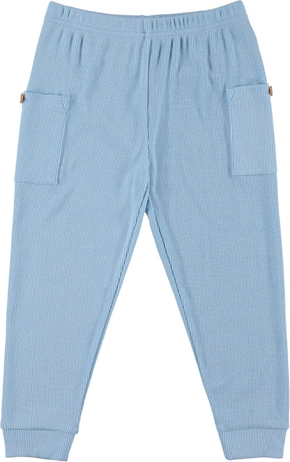 Cudlie 5-Pack Baby/Toddler Boys Jogger Pants - Lightweight Tapered Sweatpants - Lounge Jogger for Boys
