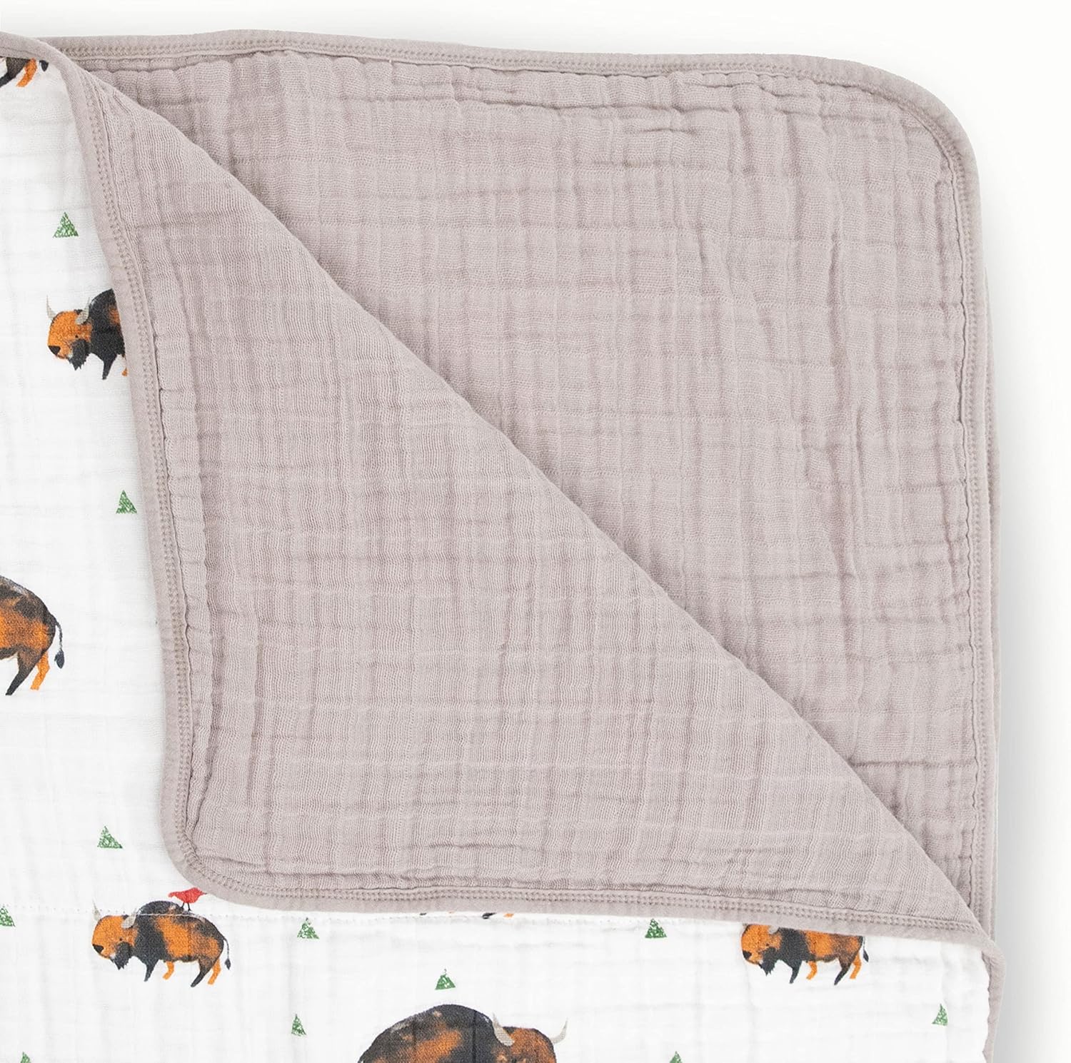 Little Unicorn Original Premium Cotton Quilt | Multi-Layered & Extra-Soft Muslin Fabric |for Babies