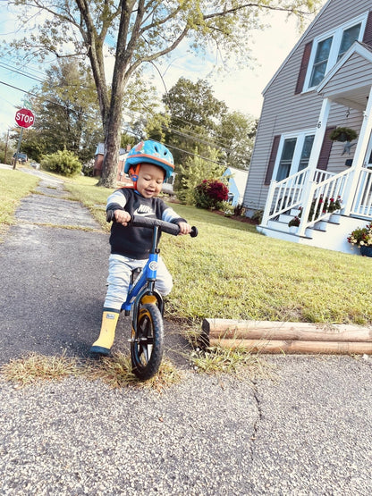 Strider 12 Sport, No Pedal Balance Bike for Kids Ages 1–4 Years, Blue