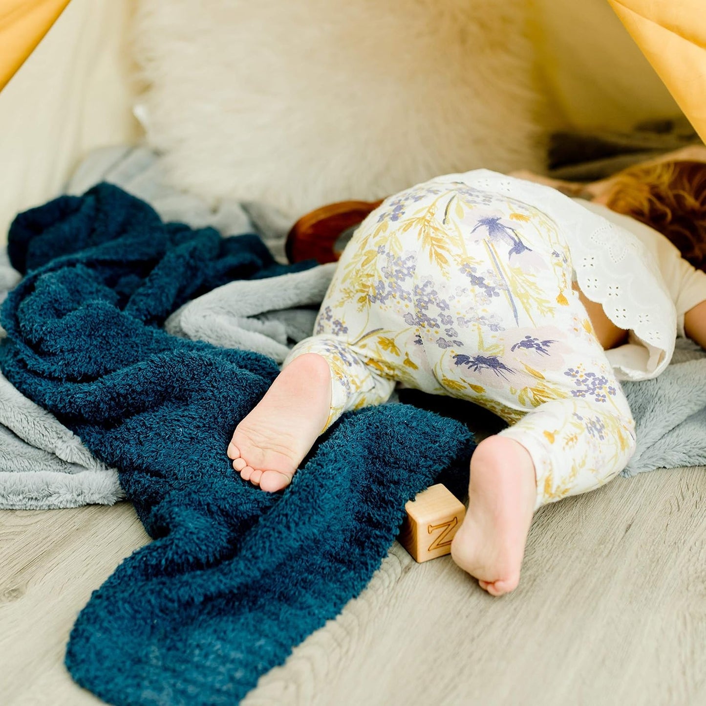 SARANONI Bamboni Luxury Baby Blanket | Plush Blanket for Infant Boys & Girls | Receiving Blanket