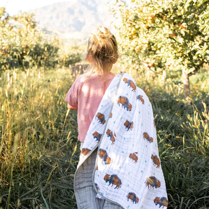Little Unicorn Original Premium Cotton Quilt | Multi-Layered & Extra-Soft Muslin Fabric |for Babies