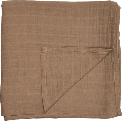 Swaddle - 100% Organic Cotton - Muslin Swaddle Blankets for Newborn, 47" x 47" (Natural)