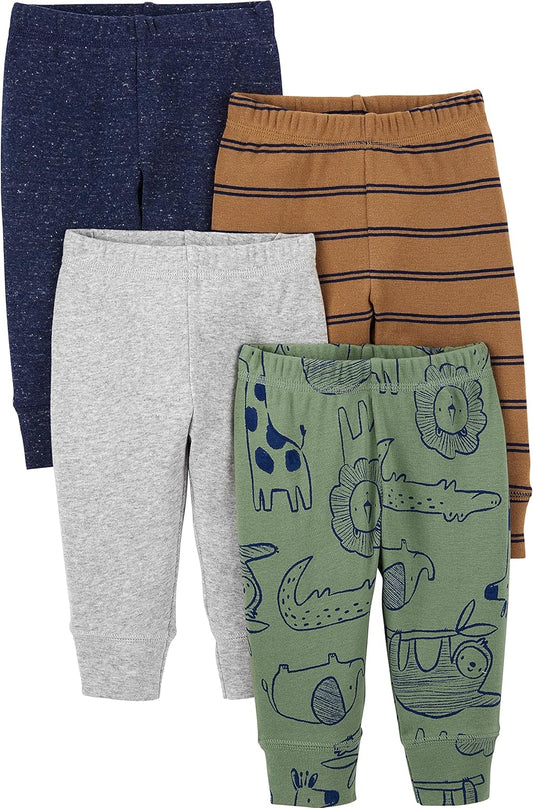 Simple Joys by Carter's Unisex Babies' Pant, Pack of 4