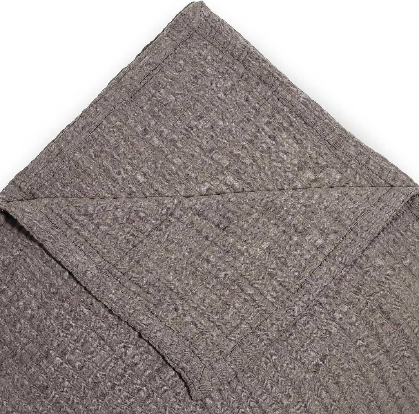 Little Unicorn Premium Quilted Throw | Super Soft, Multi-Layered Muslin XL Blanket| Great for Kids