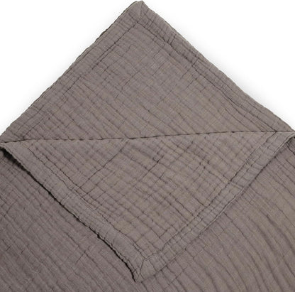Little Unicorn Premium Quilted Throw | Super Soft, Multi-Layered Muslin XL Blanket| Great for Kids